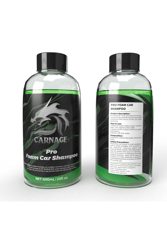 CARNAGE Pro Foam Car Shampoo